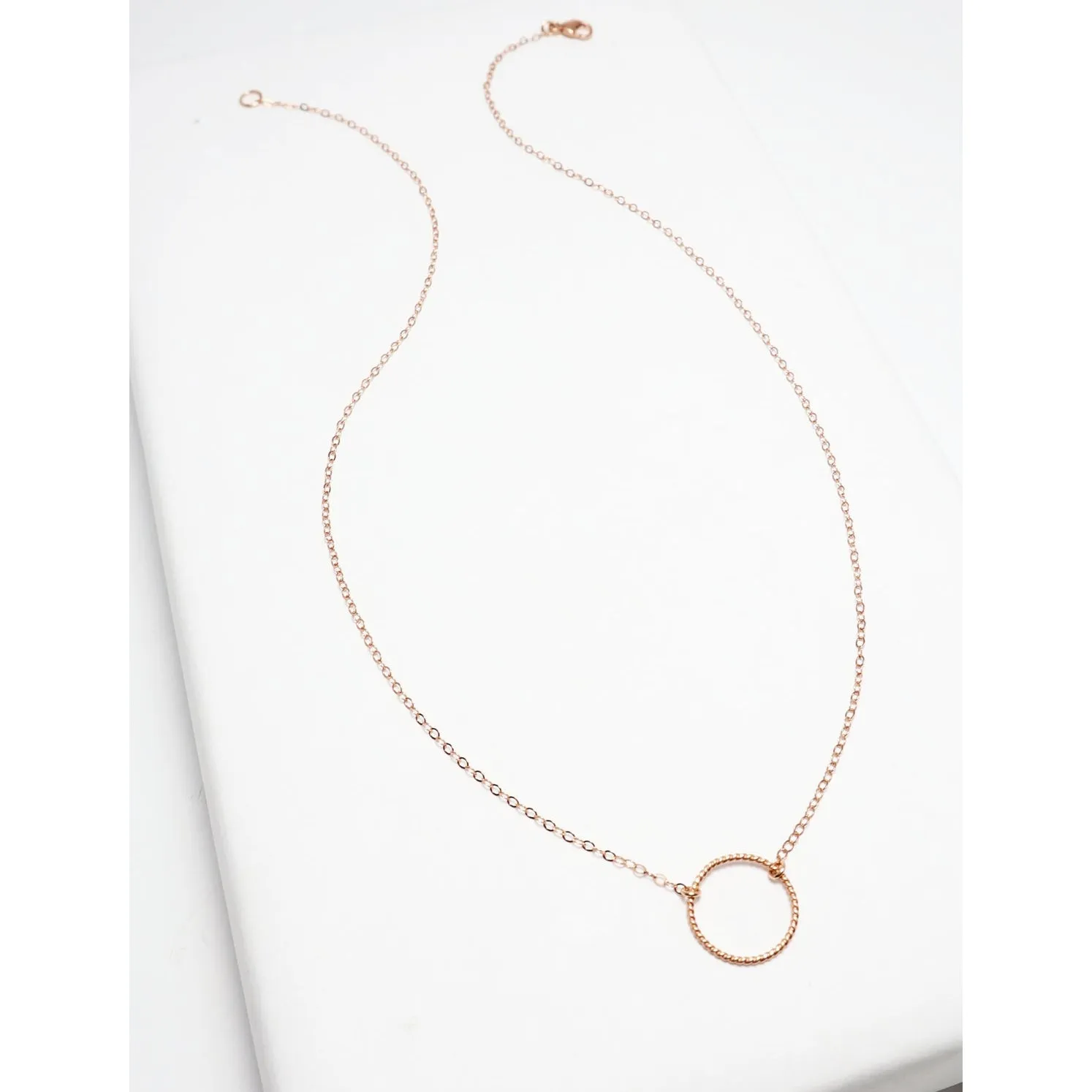 Unity Twist Circle Necklace