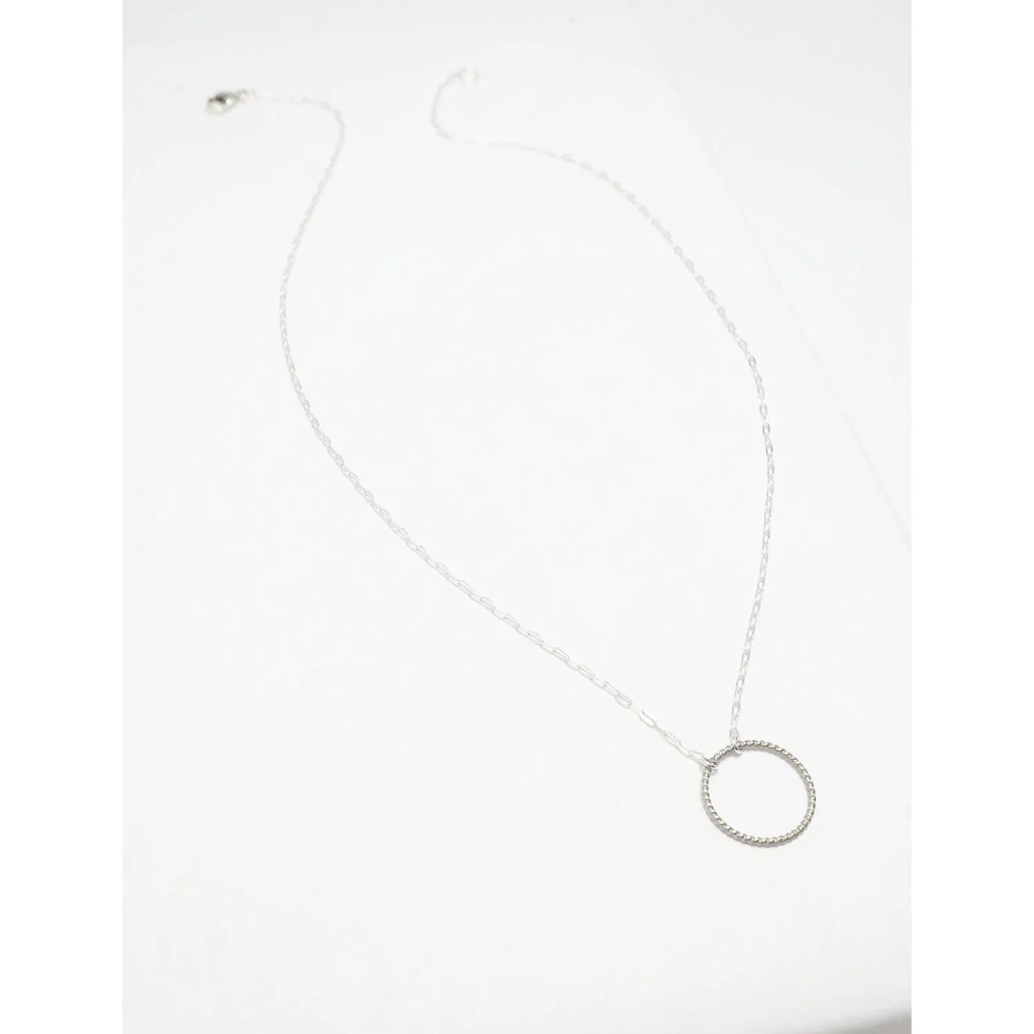 Unity Twist Circle Necklace