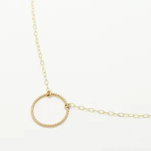 Unity Twist Circle Necklace