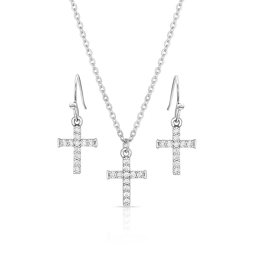Unwavering Cross Jewelry Set