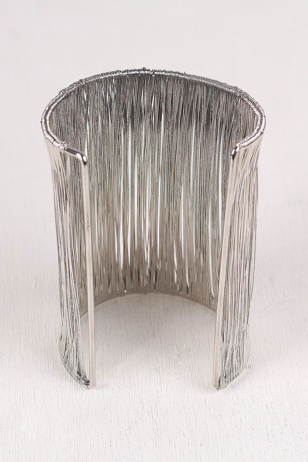 Wire Wrapped Wide Cuff