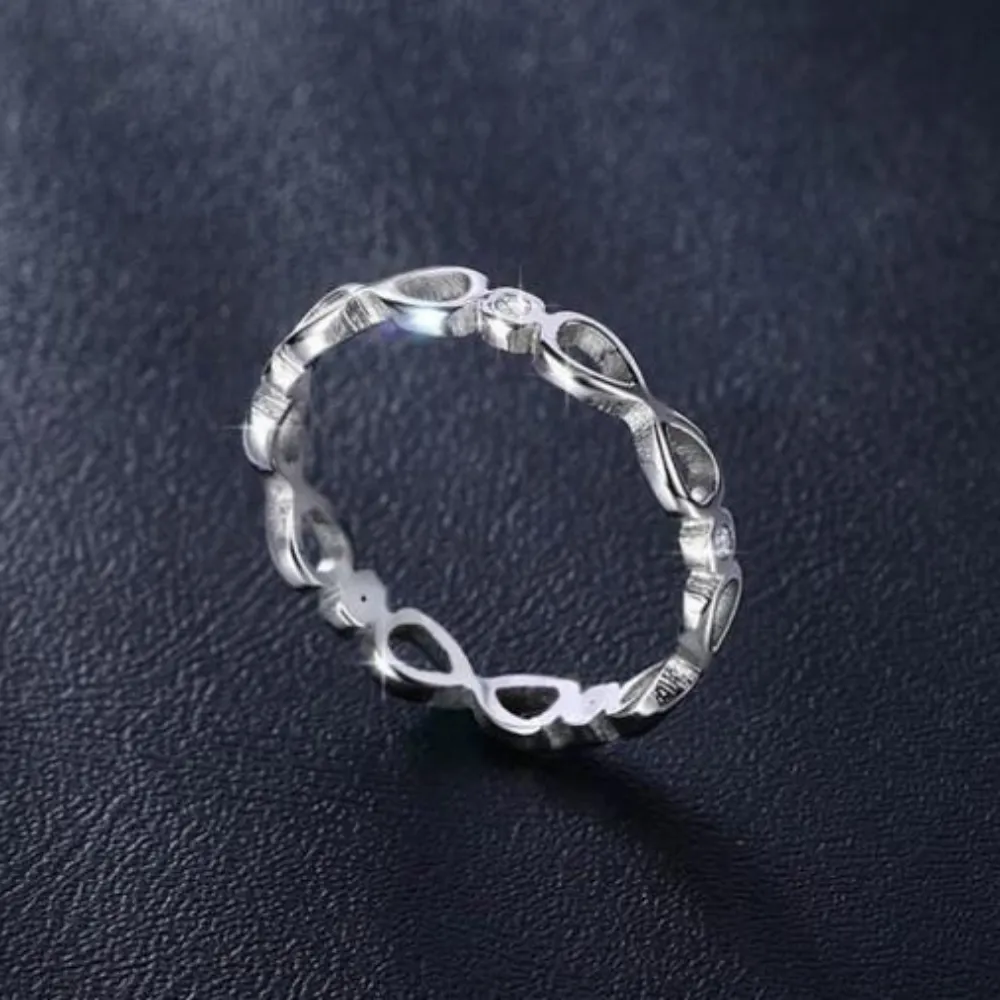 women's goldcolor silver fashionable rings cute diamond inlay rings ✈️ free.shipping