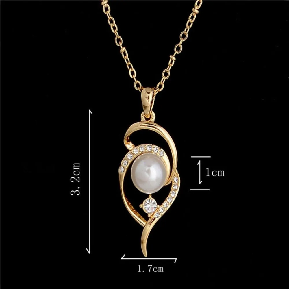 women's necklace ear rings collar artificial pearl dangle pendants jewelry ✈️ free.shipping
