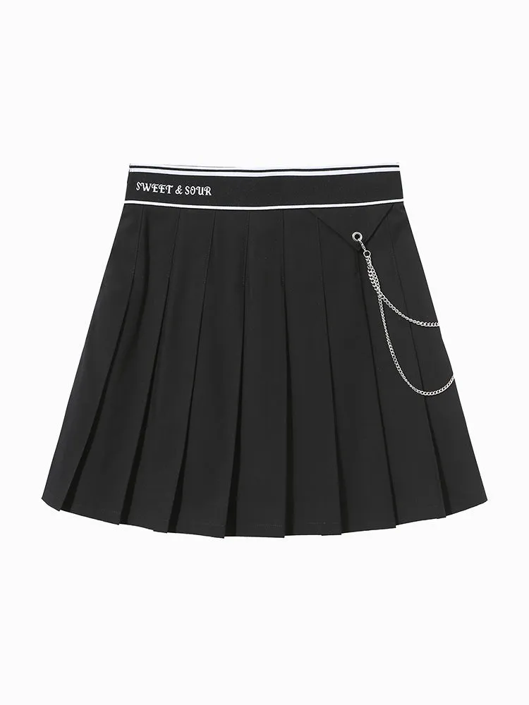 Women's TR Yarn-dyed Plaid-pleated Skirt