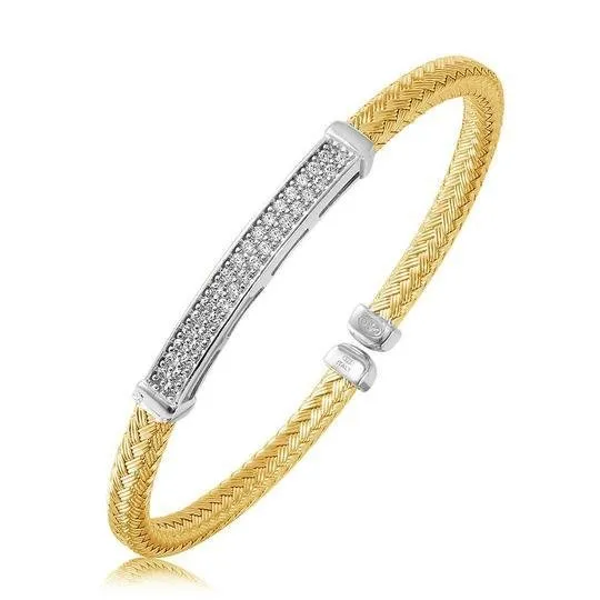YGP Sterling CZ Bangle