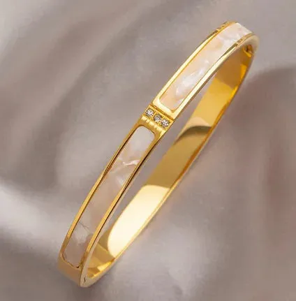 Zircon Inlaid Bracelets