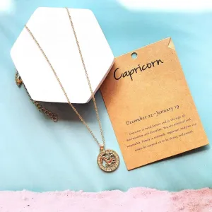 ZODIAC-TRENDY PENDANT WITH CHAIN